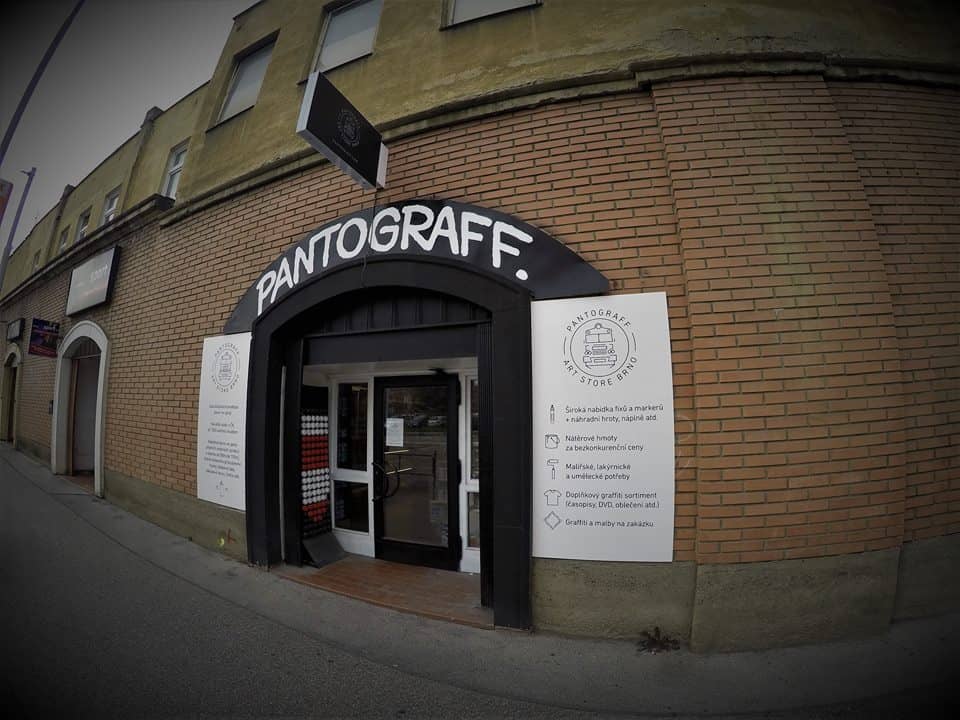 pantograff art store brno